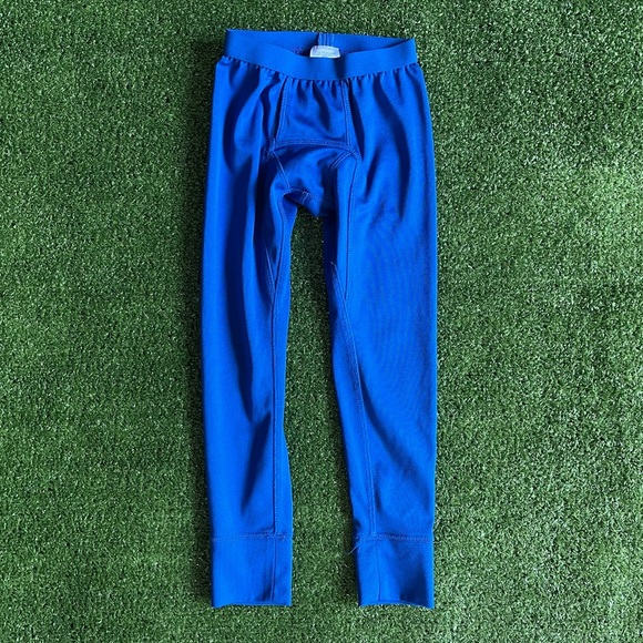 Lands' End Thermal Base Layer Pants blue size small Preowned - Picture 1 of 5